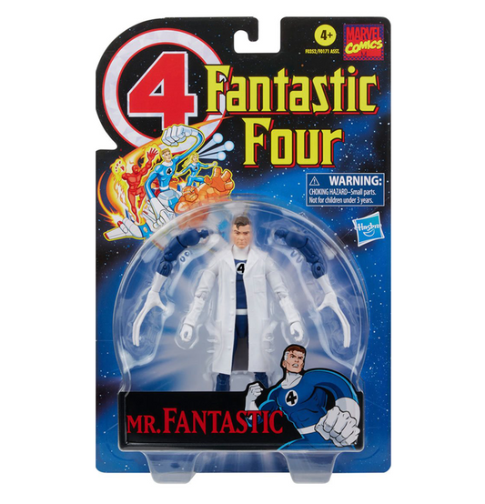 Marvel Legends Series Retro Fantastic Four Mr. Fantastic Action Figure