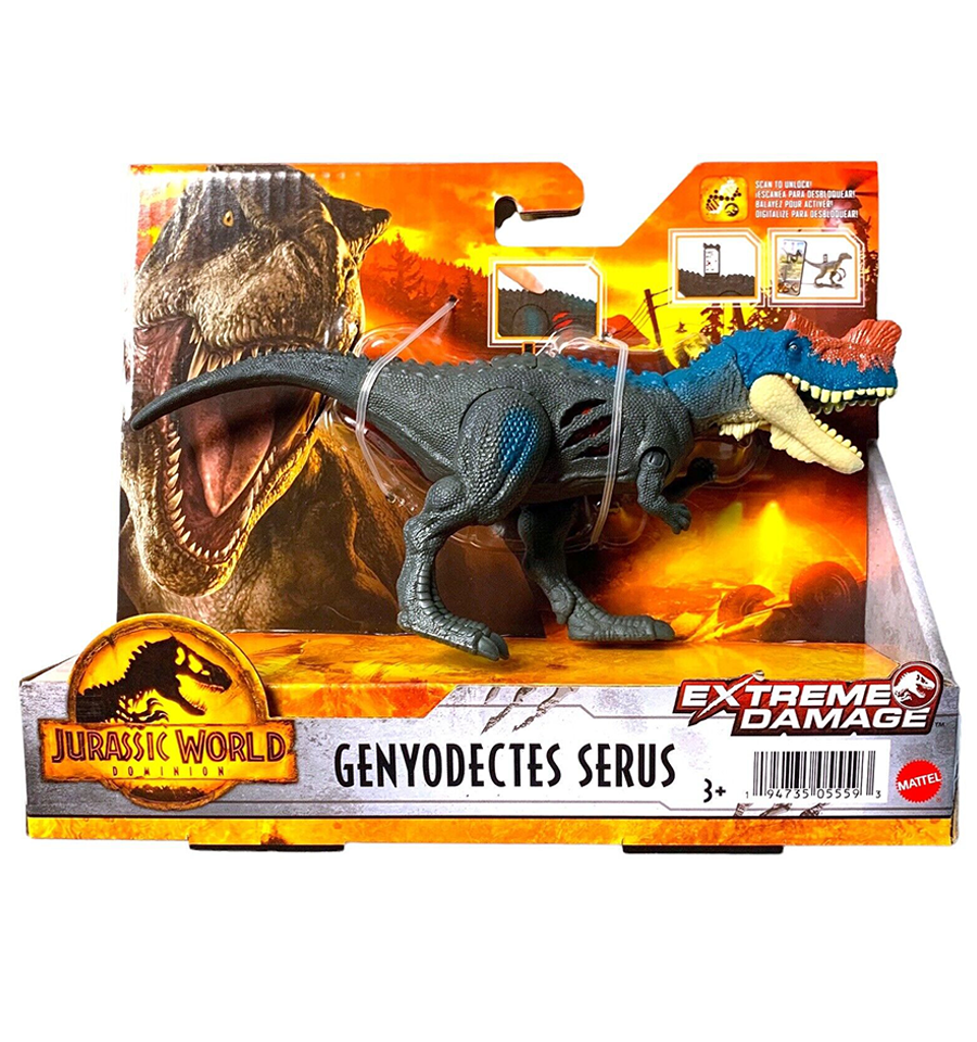 Jurassic World Dominion Extreme Damage Genyodectes Serus Dinosaur Acti –  Toys Onestar
