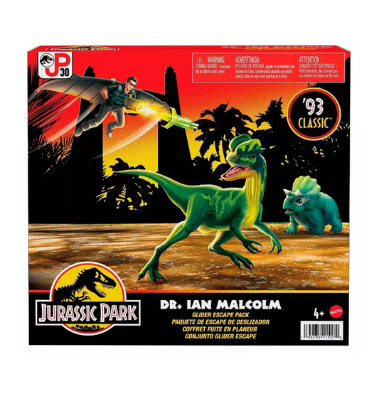 Jurassic Park Dr. Ian Malcolm Glider Escape Pack (Exclusive)
