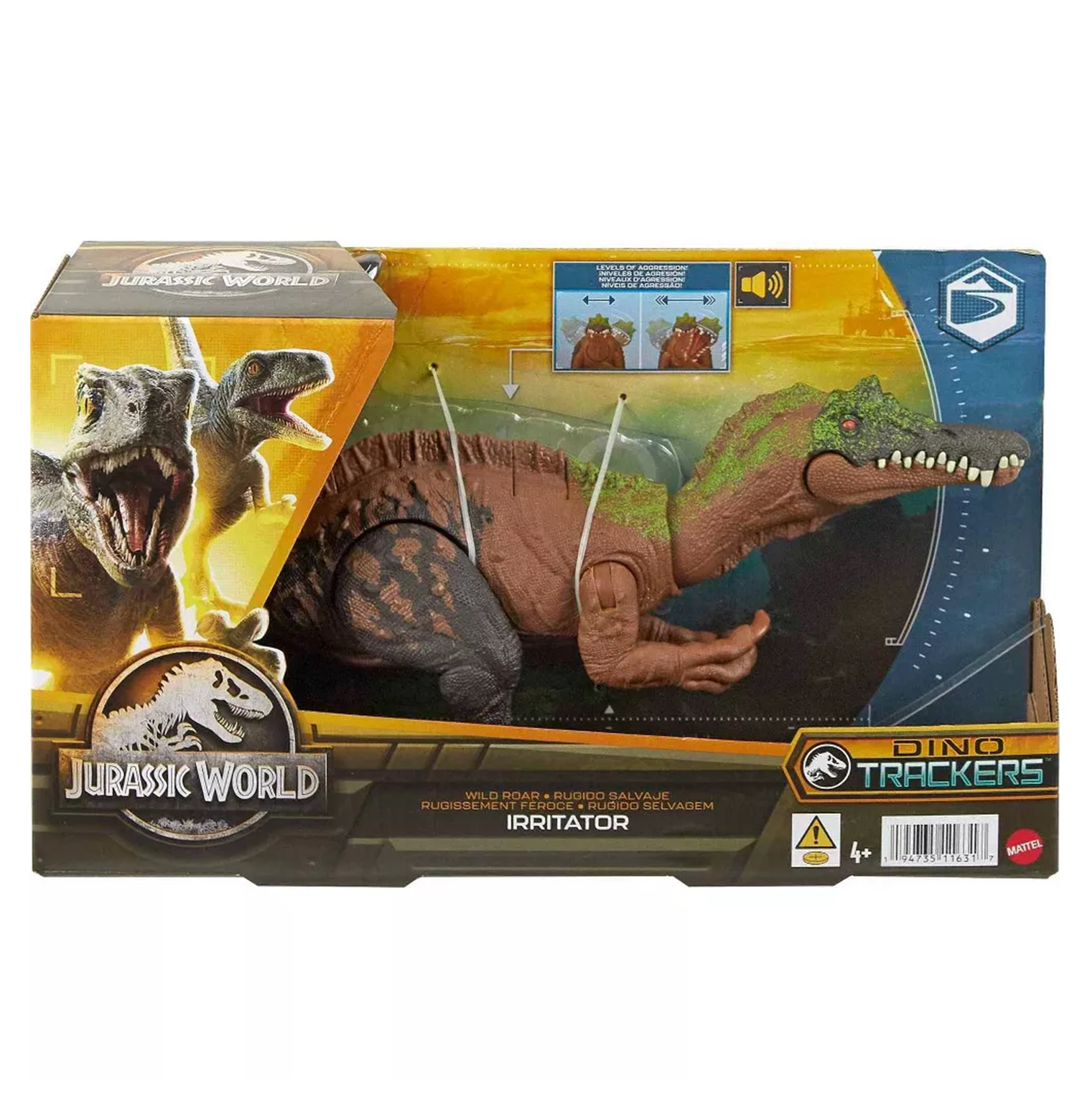 Jurassic World Dino Trackers Wild Roar Irritator Action Figure