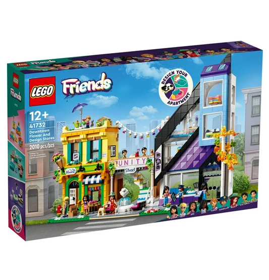 LEGO Friends Downtown Flower and Design Stores Building Set  (41732)