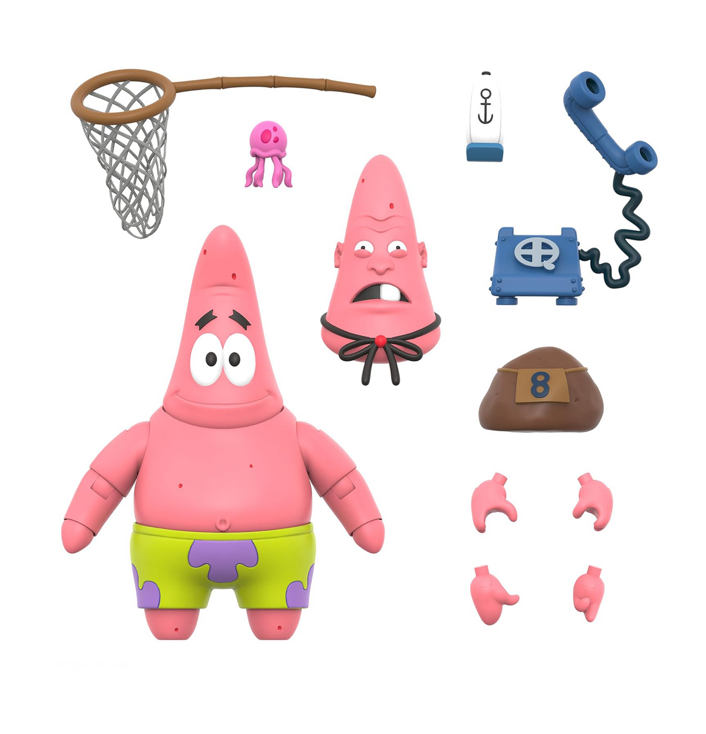 Super7 ULTIMATES! SpongeBob SquarePants- Patrick Star Action Figure