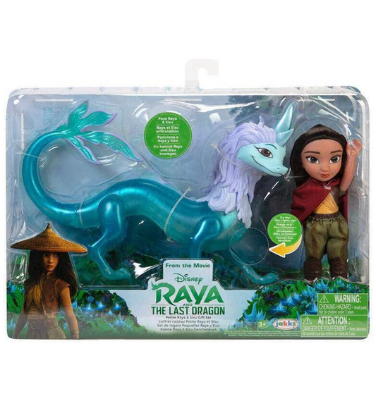 Disney Raya and The Last Dragon Petite Raya Doll and Feature Sisu Dragon Figure Set