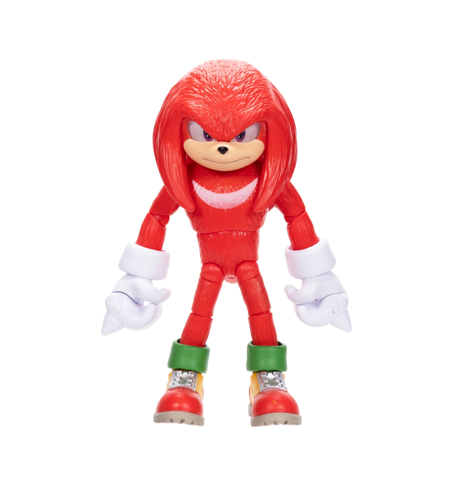 Sonic The Hedgehog 3 Movie Wave 2 Knuckles Action Figure