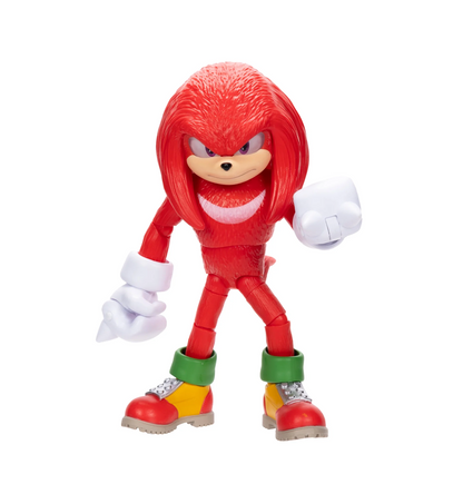 Sonic The Hedgehog 3 Movie Wave 2 Knuckles Action Figure