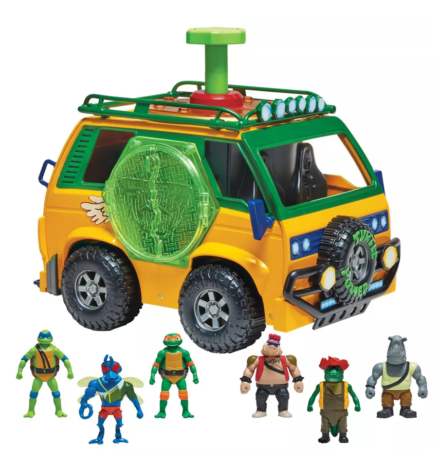 Teenage Mutant Ninja Turtles Mutations Station Playset: Plastic Toy Vehicle Set with Figures