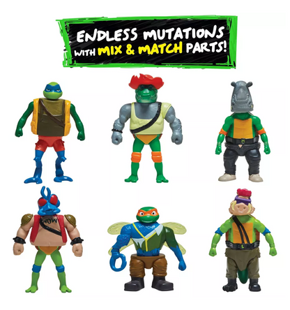 Teenage Mutant Ninja Turtles Mutations Station Playset: Plastic Toy Vehicle Set with Figures