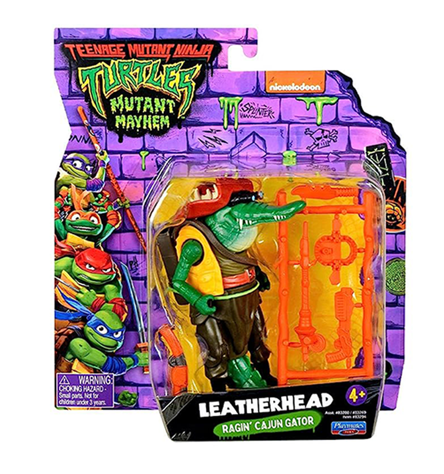 Teenage Mutant Ninja Turtles Mutant Mayhem Leatherhead Action Figure (Ragin' Cajun Gator)
