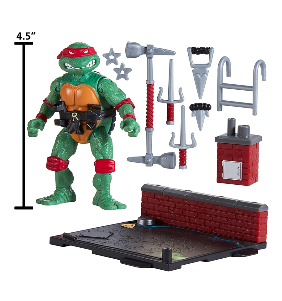 Teenage Mutant Ninja Turtles 40th Anniversary 1988 Remastered Raphael Action Figure