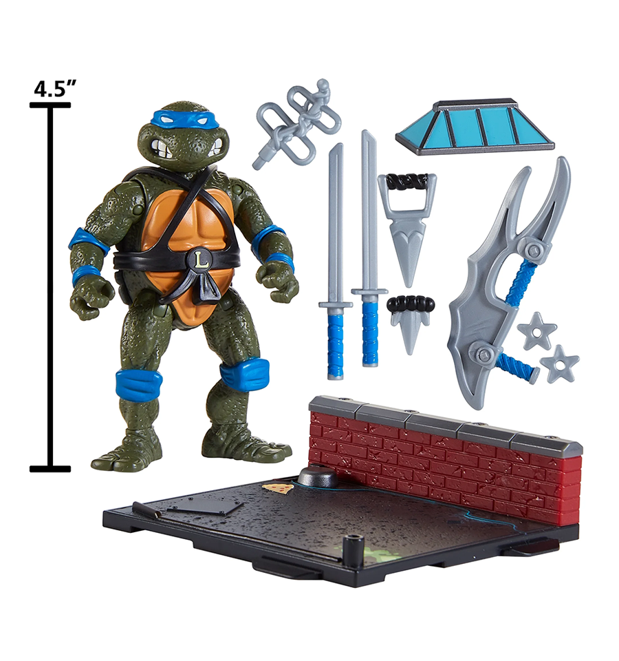 Teenage Mutant Ninja Turtles 40th Anniversary 1988 Remastered Leonardo Action Figure