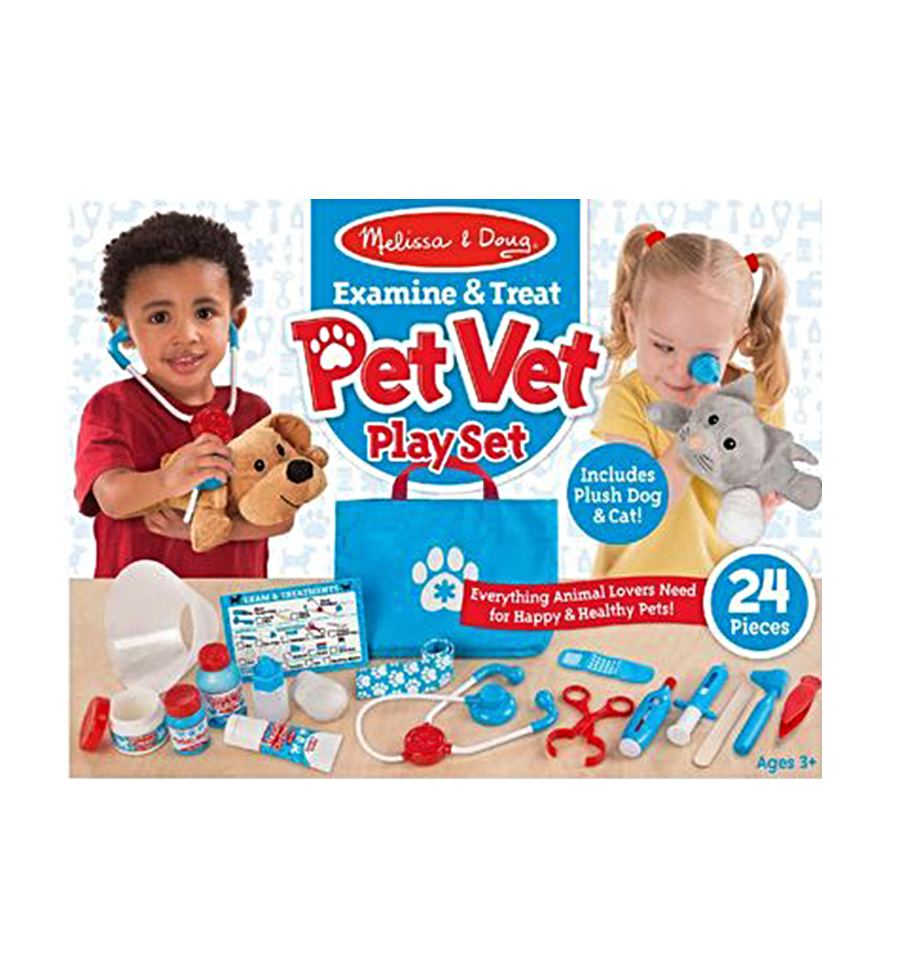 Melissa & Doug - Examine & Treat Pet Vet Play Set