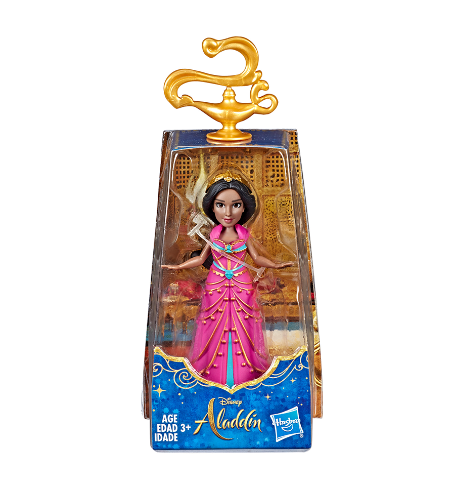 Disney Collectible Princess Jasmine Small Doll in Pink Dress 