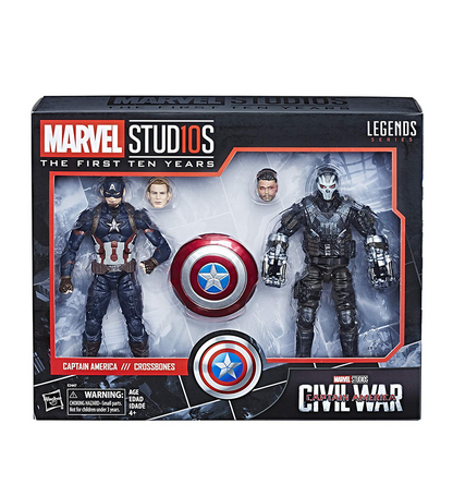 Marvel Studios: The First Ten Years Captain America: Civil War Captain America and Crossbones (2pk)