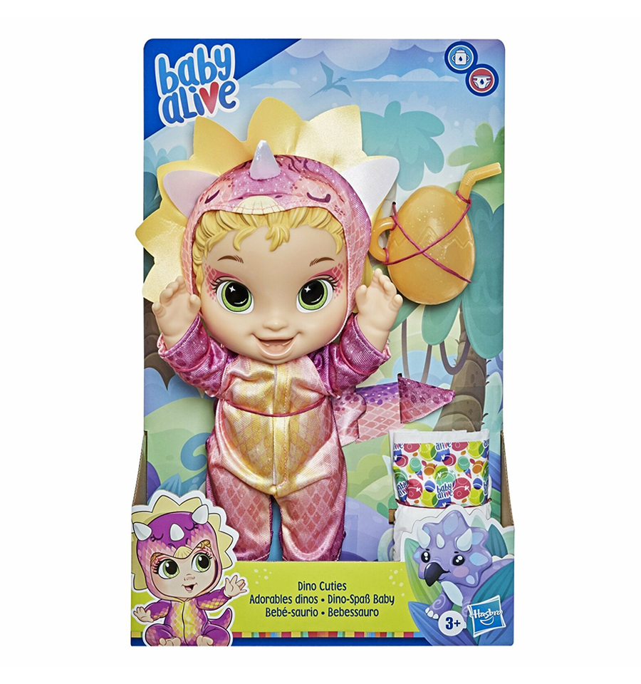 Baby Alive Dino Cuties Doll Triceratops