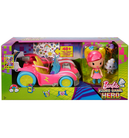 Barbie Video Game Hero Vehicle & Figure Play Set