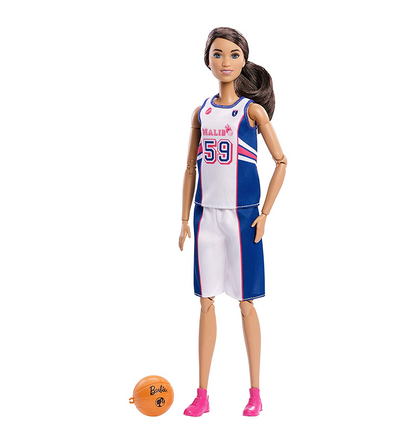 Barbie Made to Move Basketball Player Doll, Brunette