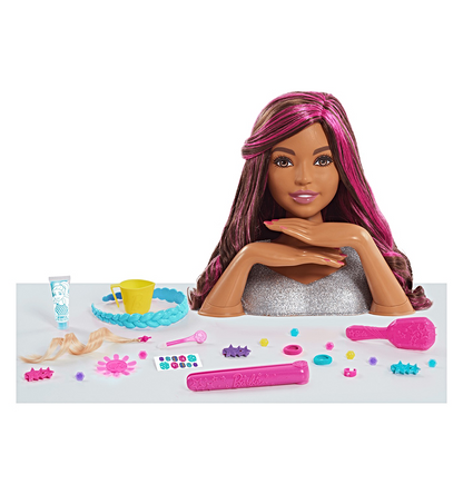 Color and shop style barbie head