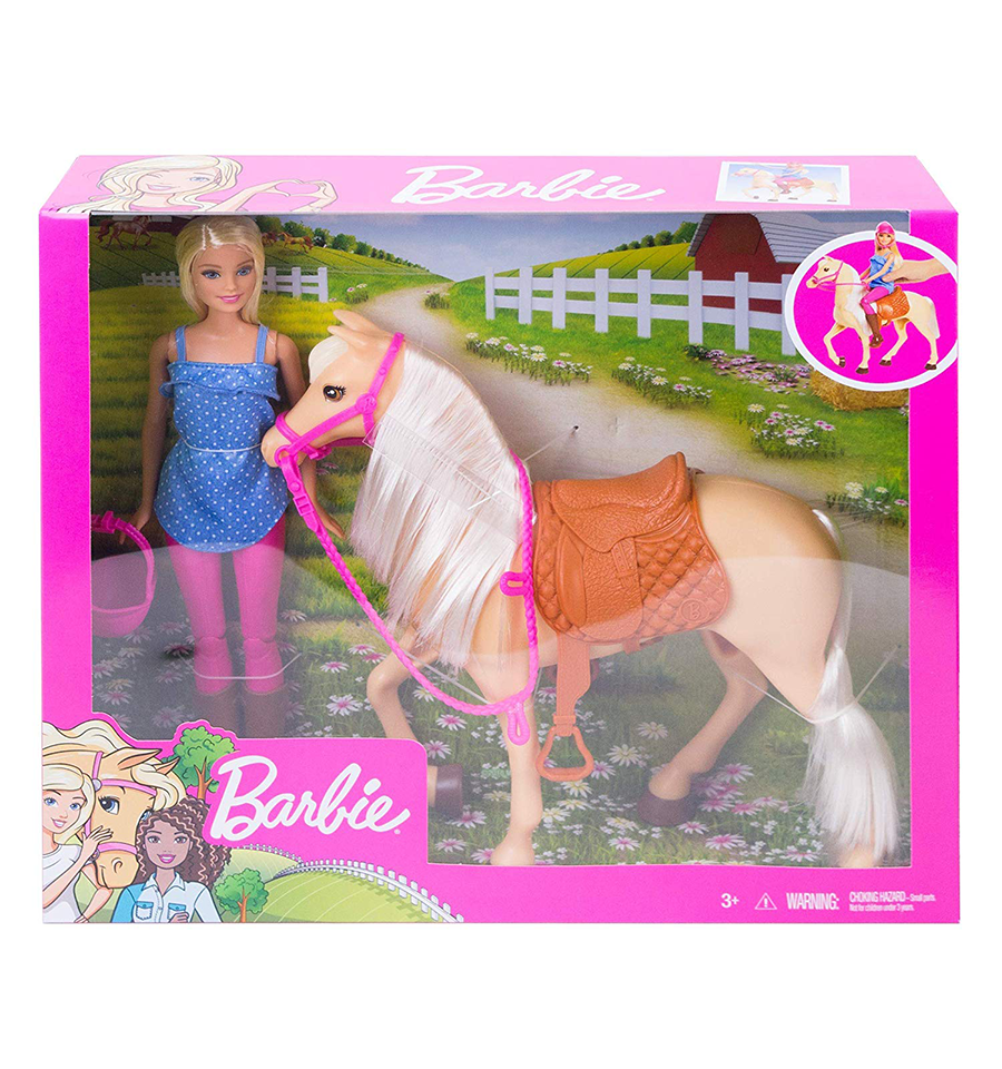 Barbie Doll & Horse, Blonde
