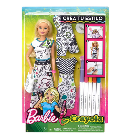 Barbie Crayola Color-in Fashions, Blonde