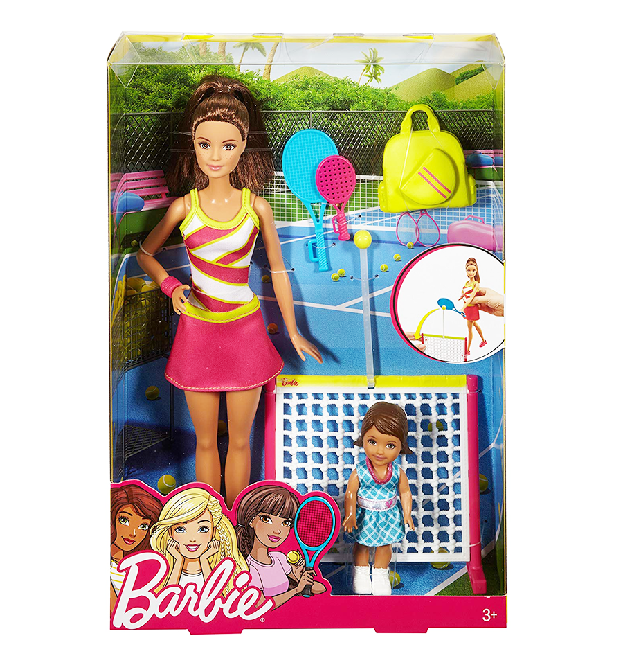Barbie Careers Tennis Coach Playset