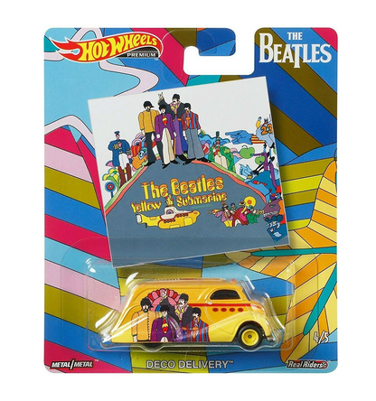 Hot Wheels The Beatles Series Deco Delivery 4/5, Orange/Yellow