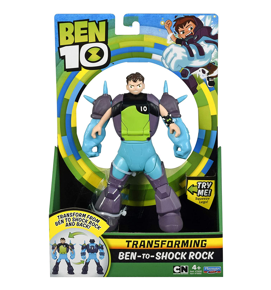 Ben 10 Ben-to-Shock rock Transforming Action Figure