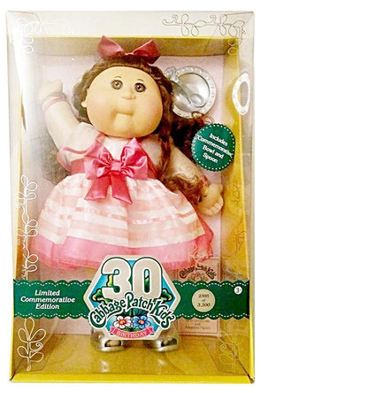 Cabbage Patch Doll  30th Anniversary 20 inch Collector Kid Girl - Brunnette
