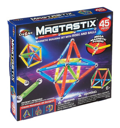 Cra-Z-Art Magtastix Balls & Rods Building Kit (45 Piece)