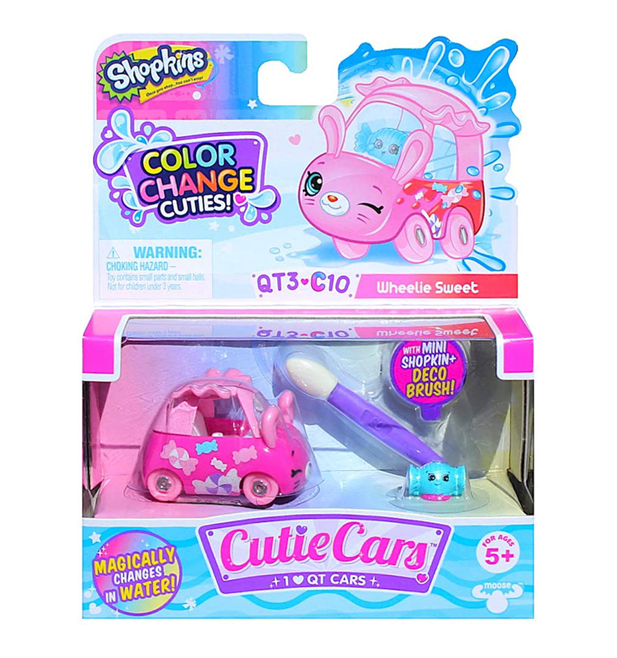 Shopkins Cutie Cars - Color Change Wheelie Sweet Die Cast QT3-C10
