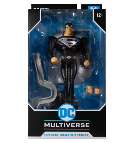 DC Multiverse Animated Superman Black Suite Variant Action Figure