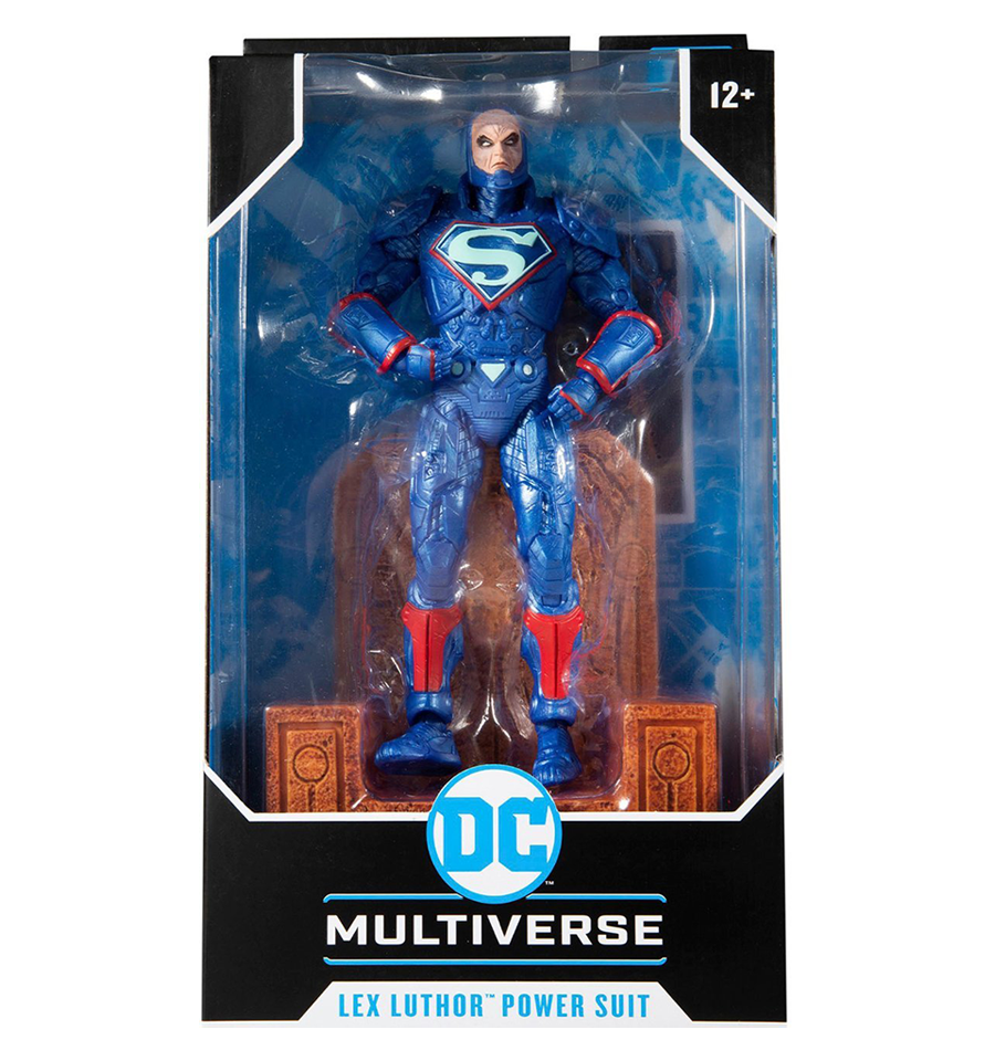 DC Multiverse Lex Luthor Blue Power Suit: The Darkseid War Action Figure