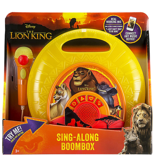Disney The Lion King Sing-Along Boombox Portable Karaoke System