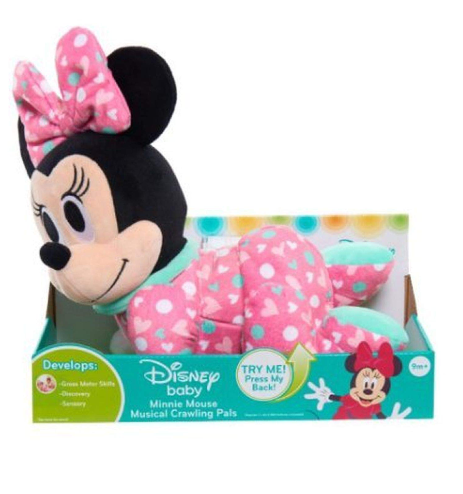 Disney Baby Musical Crawling Pal Plush- Minnie Mouse