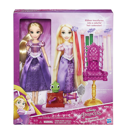 Disney Princess Rapunzel's Royal Ribbon Salon Playset with Rapunzel Doll