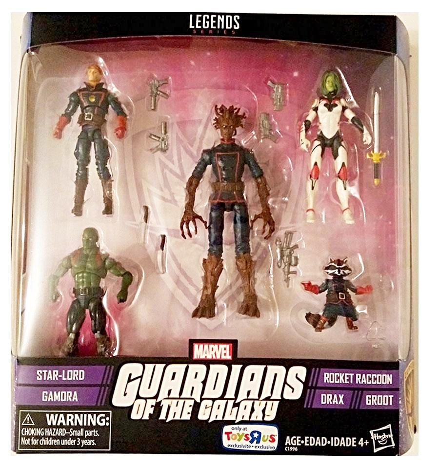 Marvel Legends Guardians of the Galaxy 3.75 Inch Action Figure Set