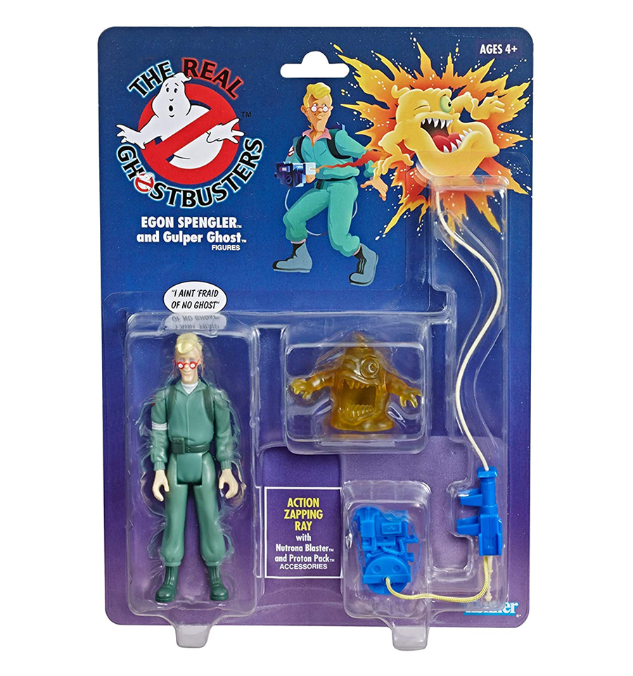 Ghostbusters Classic Retro Egon Spengler and Gulper Ghost Action Figure