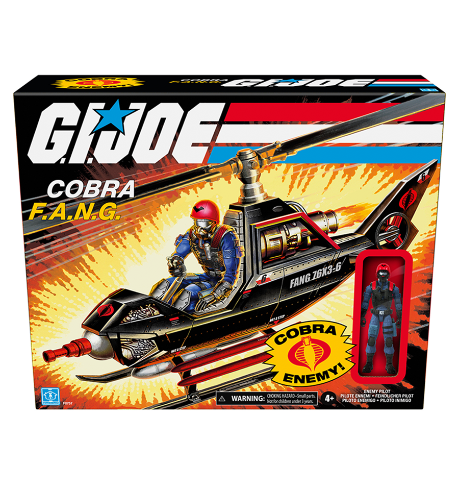G.I. Joe Retro Collection Cobra F.A.N.G. Vehicle with 3.75" Cobra Pilot Figure