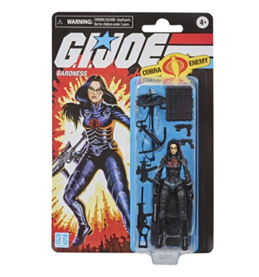 G.I. Joe Retro Collection Baroness 3.75" Collectible Figure