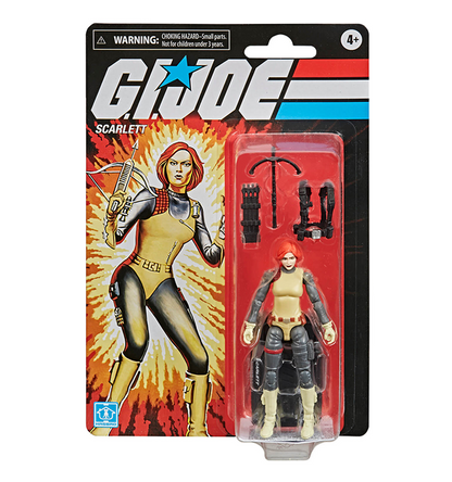 G.I. Joe Retro Collection Scarlett 3.75" Collectible Figure