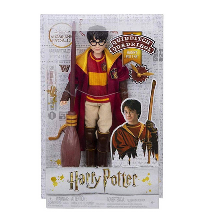 Harry Potter Quidditch Uniform Doll 10" with Snitch