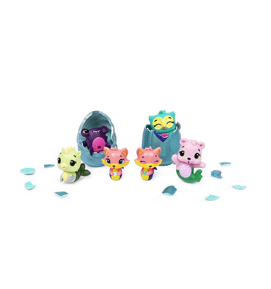 Hatchimals Colleggtibles Mermal Magic 4 Pack Bonus