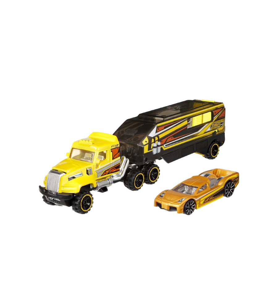 Hot Wheels Rig Desert Force - Car with Transporter – Toys Onestar