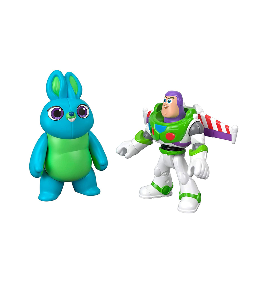 Fisher-Price Imaginext Disney Pixar Toy Story 4 Bunny and Buzz Lightyear Figures