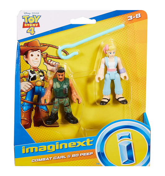 Imaginext Disney Pixar Toy Story 4 Combat Carl and Bo Peep Figures