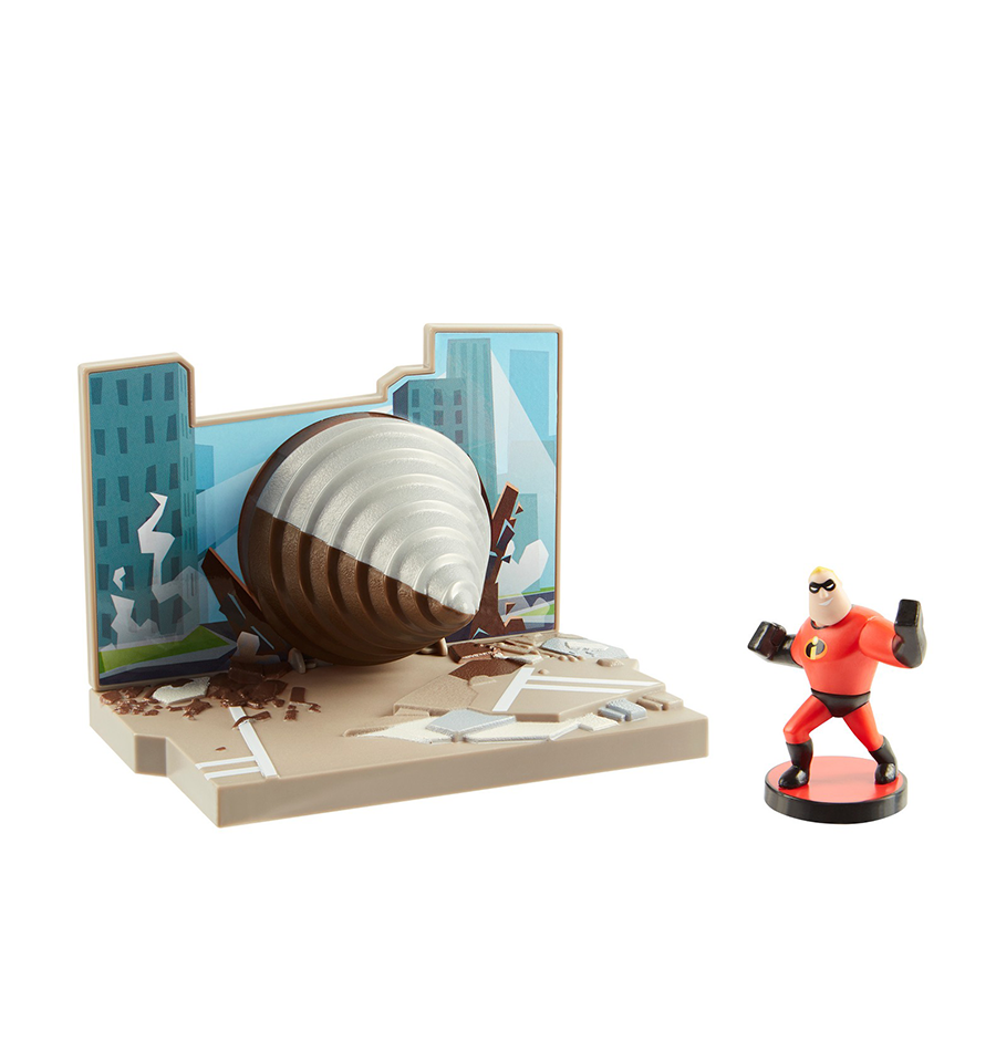 Incredibles 2- Drill Attack Playset with Mr. Incredible Mini Figure