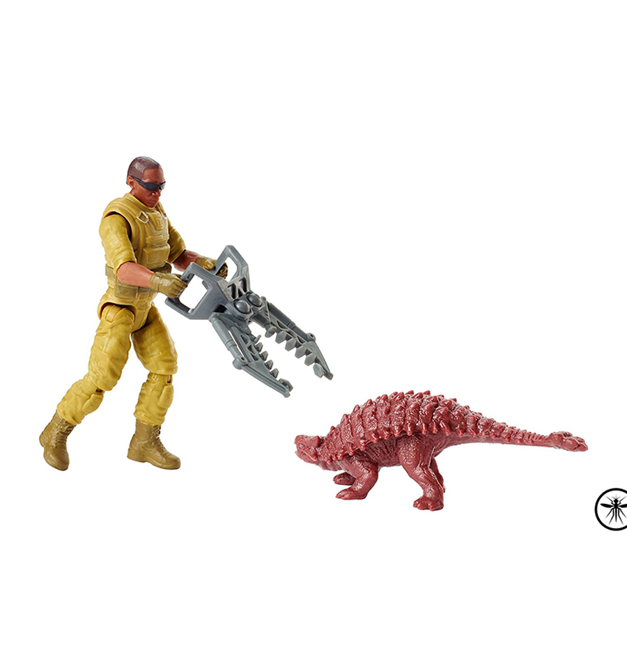 Jurassic World Fallen Kingdom Mercenary & Ankylosaurus Action Figure