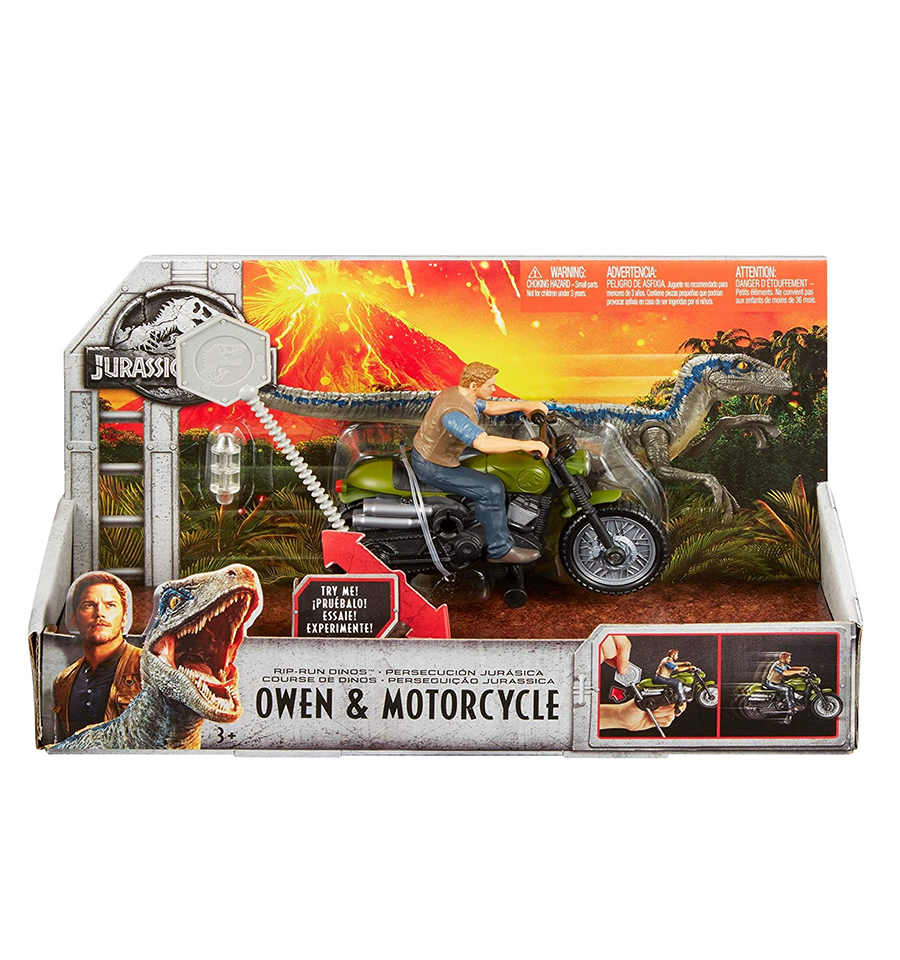 Jurassic World Owen & Motorcycle