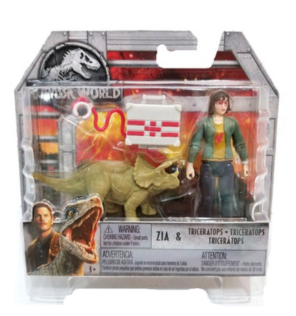 Jurassic World Fallen Kingdom Zia Triceratops Action Figure Toys Onestar