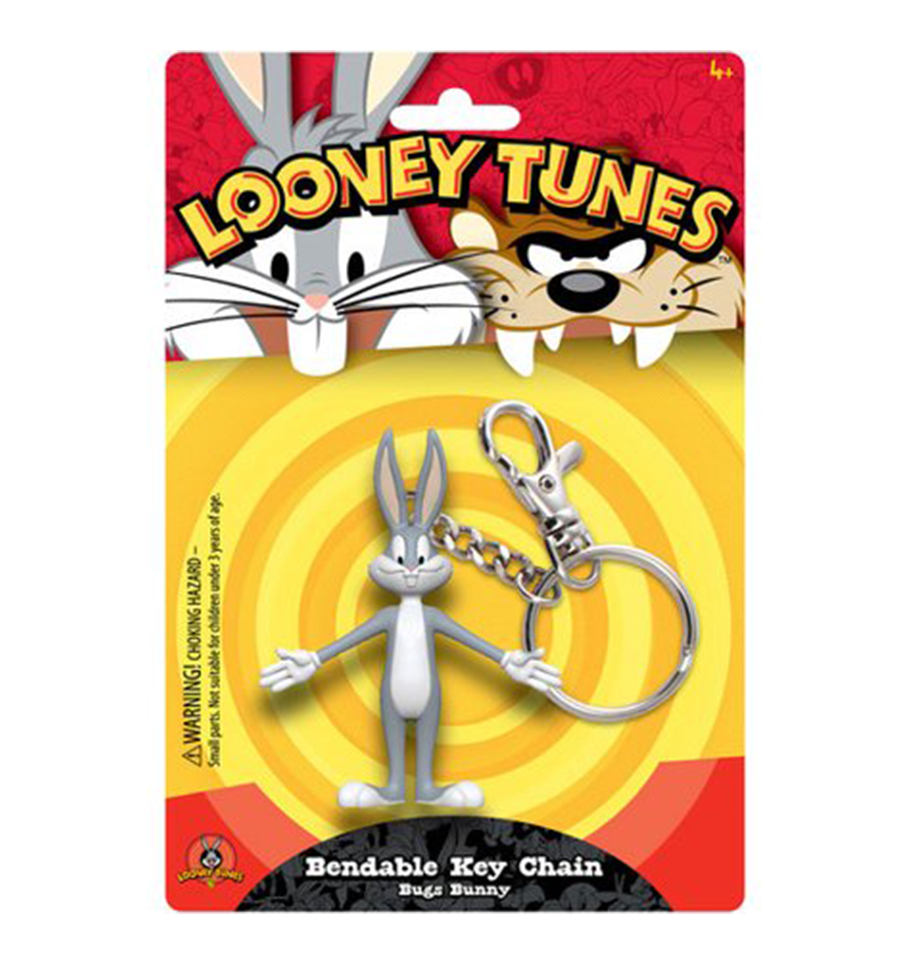 Looney Tunes- Bugs Bunny Bendable Keychain