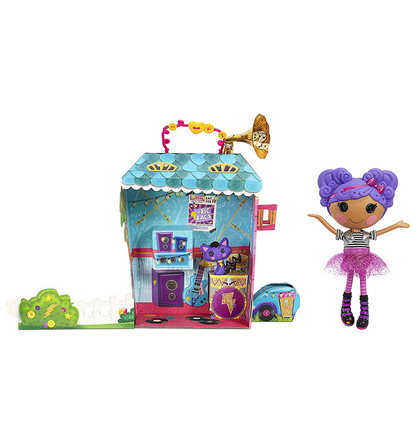 Lalaloopsy Doll - Storm E. Sky with Pet Cool Cat, 13" Rocker Musician Doll